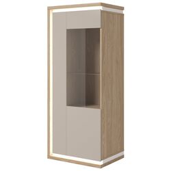 Vitrina Helvetia Dore R 1D (Oiled Oak/Cashmere) Thumb