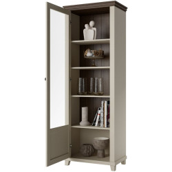 Витрина Helvetia Evora 24D1JU05 (Light beige/Dunin oak) Thumb