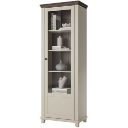 Витрина Helvetia Evora 24D1JU06 (Light beige/Dunin oak) Thumb