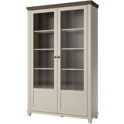 Витрина Helvetia Evora 24D1JU13 (Light beige/Dunin oak) Thumb