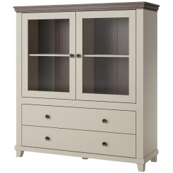 Vitrina Helvetia Evora 24D1JU46 (Light Beige/Dunin Oak) Thumb