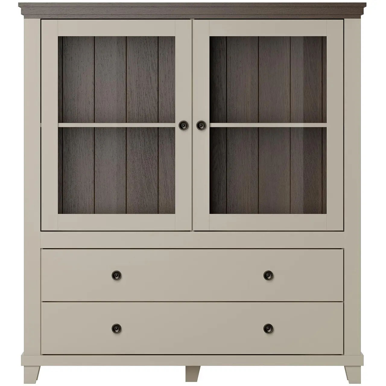 Vitrina Helvetia Evora 24D1JU46 (Light Beige/Dunin Oak) - 3