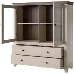 Vitrina Helvetia Evora 24D1JU46 (Light Beige/Dunin Oak) Thumb
