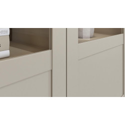 Vitrina Helvetia Evora 24D1JU46 (Light Beige/Dunin Oak) Thumb