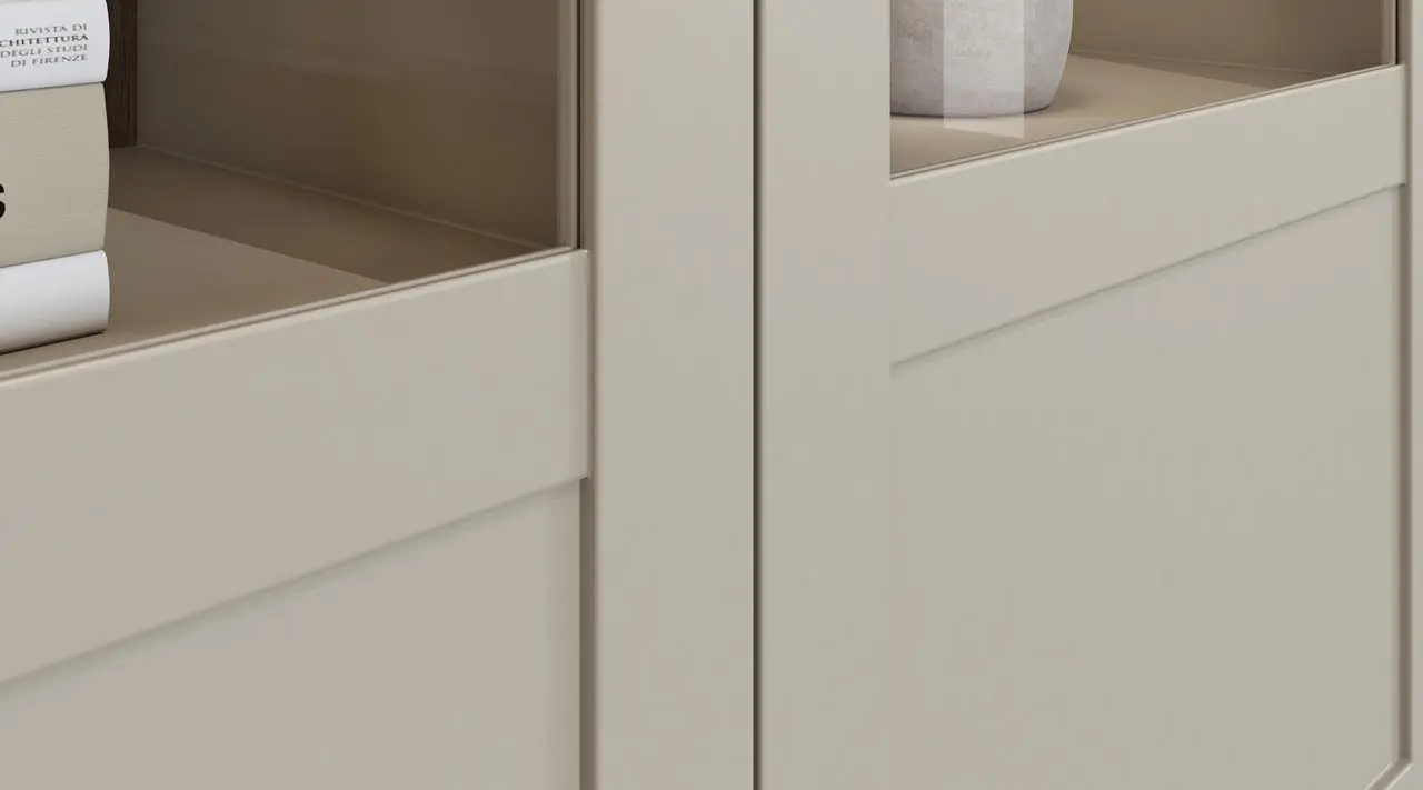 Vitrina Helvetia Evora 24D1JU46 (Light Beige/Dunin Oak) - 8