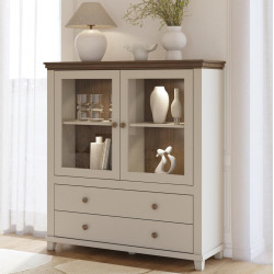 Vitrina Helvetia Evora 24D1JU46 (Light Beige/Dunin Oak) Thumb