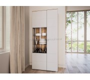 Vitrina Helvetia Sambuca 2D 90 cm (Evoke Oak/Grey)