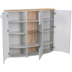 Vitrina Helvetia Sambuca 3D (Evoke Oak/Grey) Thumb