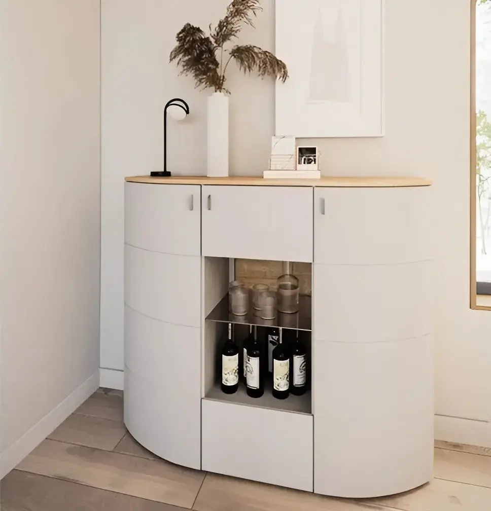 Vitrina Helvetia Sambuca 3D (Evoke Oak/Grey)