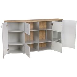 Vitrina Helvetia Sambuca 4D (Evoke Oak/Grey) Thumb