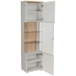 Vitrina Helvetia Sambuca R/L 1D 55 cm (Evoke Oak/Grey) Thumb