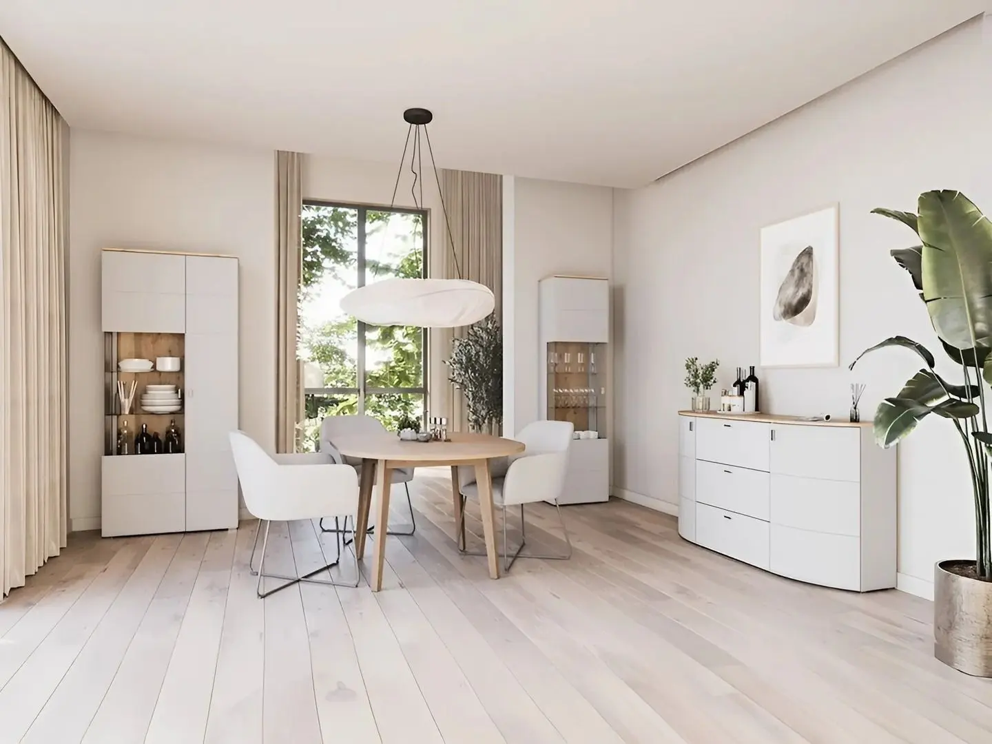 Vitrina Helvetia Sambuca R/L 1D 55 cm (Evoke Oak/Grey)