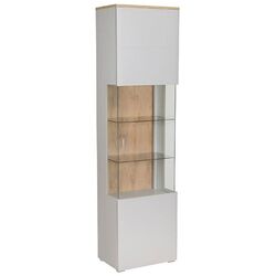 Vitrina Helvetia Sambuca R/L 1D 55 cm (Evoke Oak/Grey) Thumb