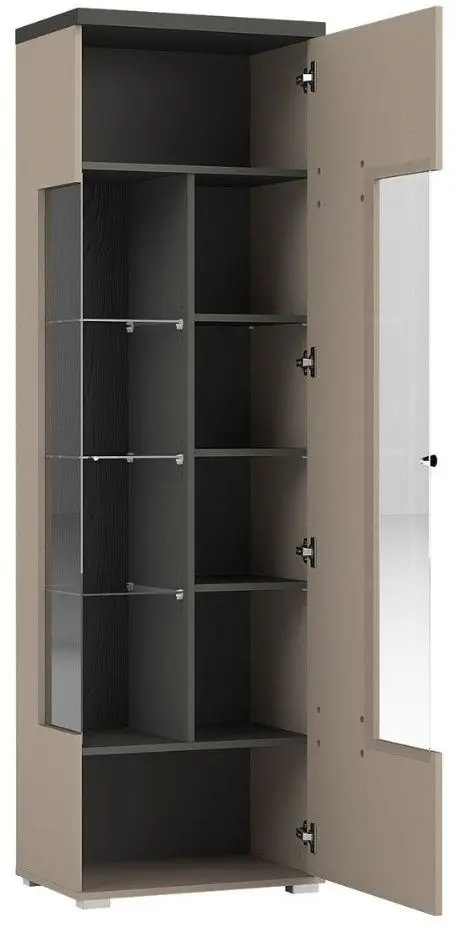 Vitrina Helvetia Serio 1D R/L (Congo/Anthracite)