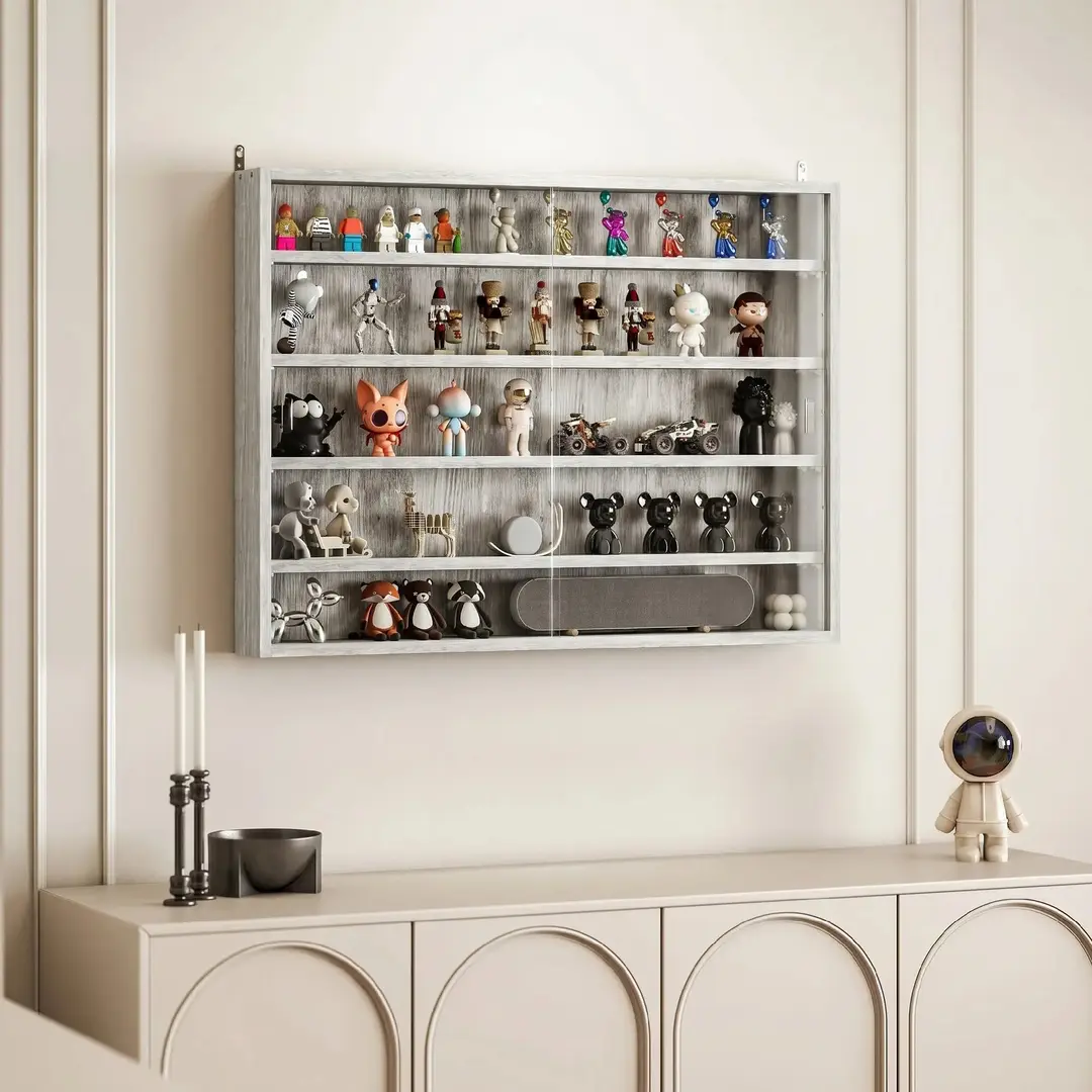 Vitrina Homcom 833-761GY (Grey)
