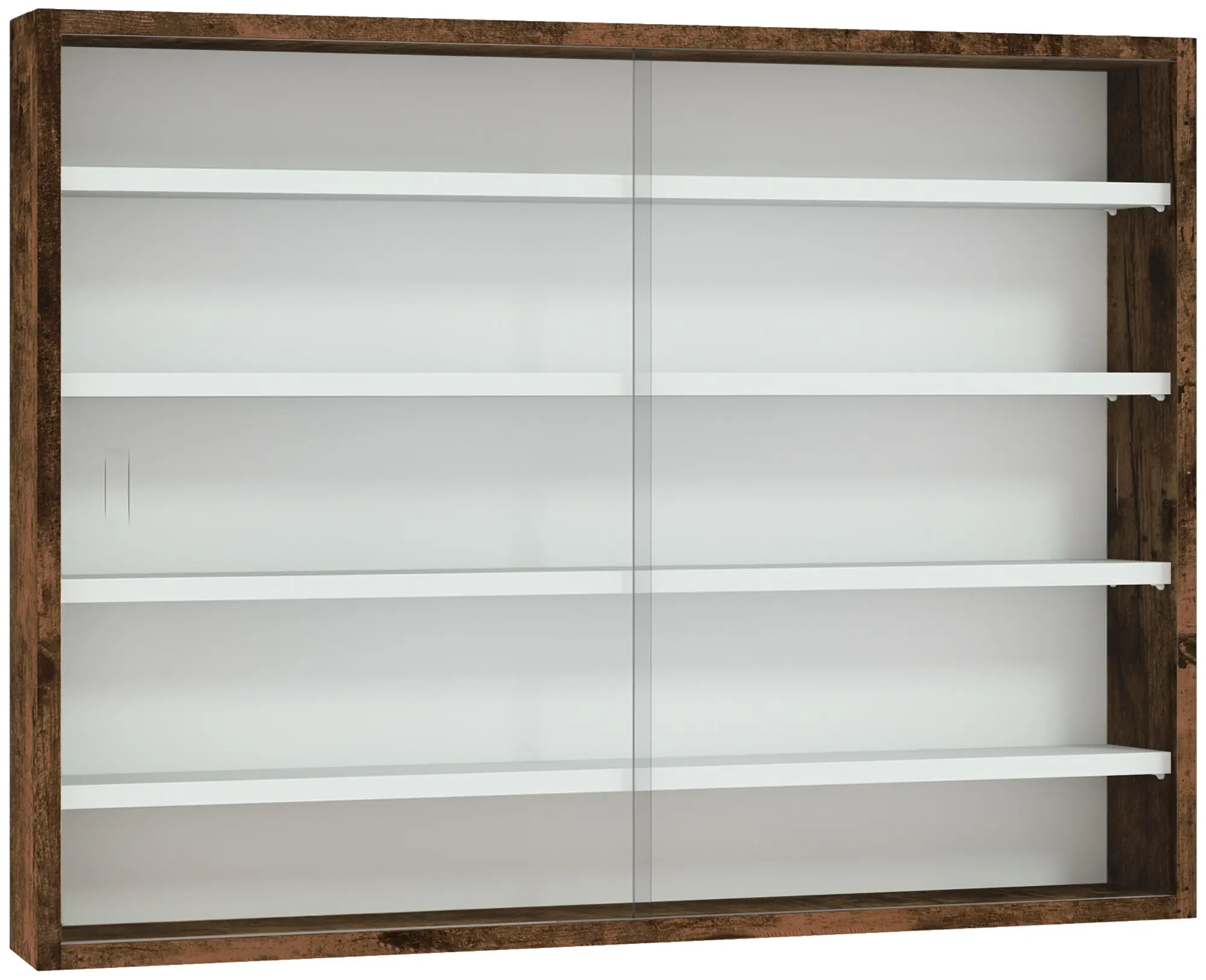 Vitrina Homcom 833-761V00RB (Rustic Brown) - 2