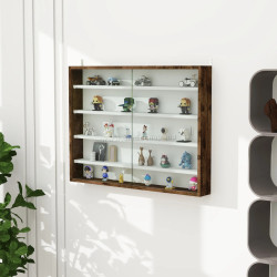Vitrina Homcom 833-761V00RB (Rustic Brown)