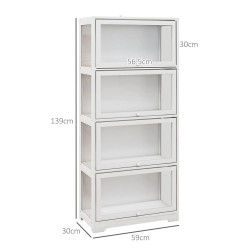 Vitrina Homcom 838-450V00WT (White) Thumb