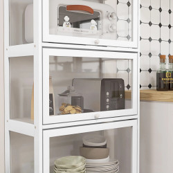 Vitrina Homcom 838-450V00WT (White) Thumb