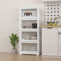 Vitrina Homcom 838-450V00WT (White) Thumb