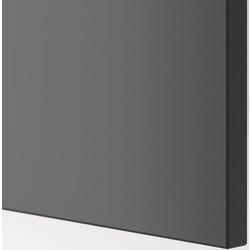 Vitrina Ikea Besta/Lappviken/Sindvik sina sertar cu inchidere lina 60x42x193 (Gri Inchis) Thumb