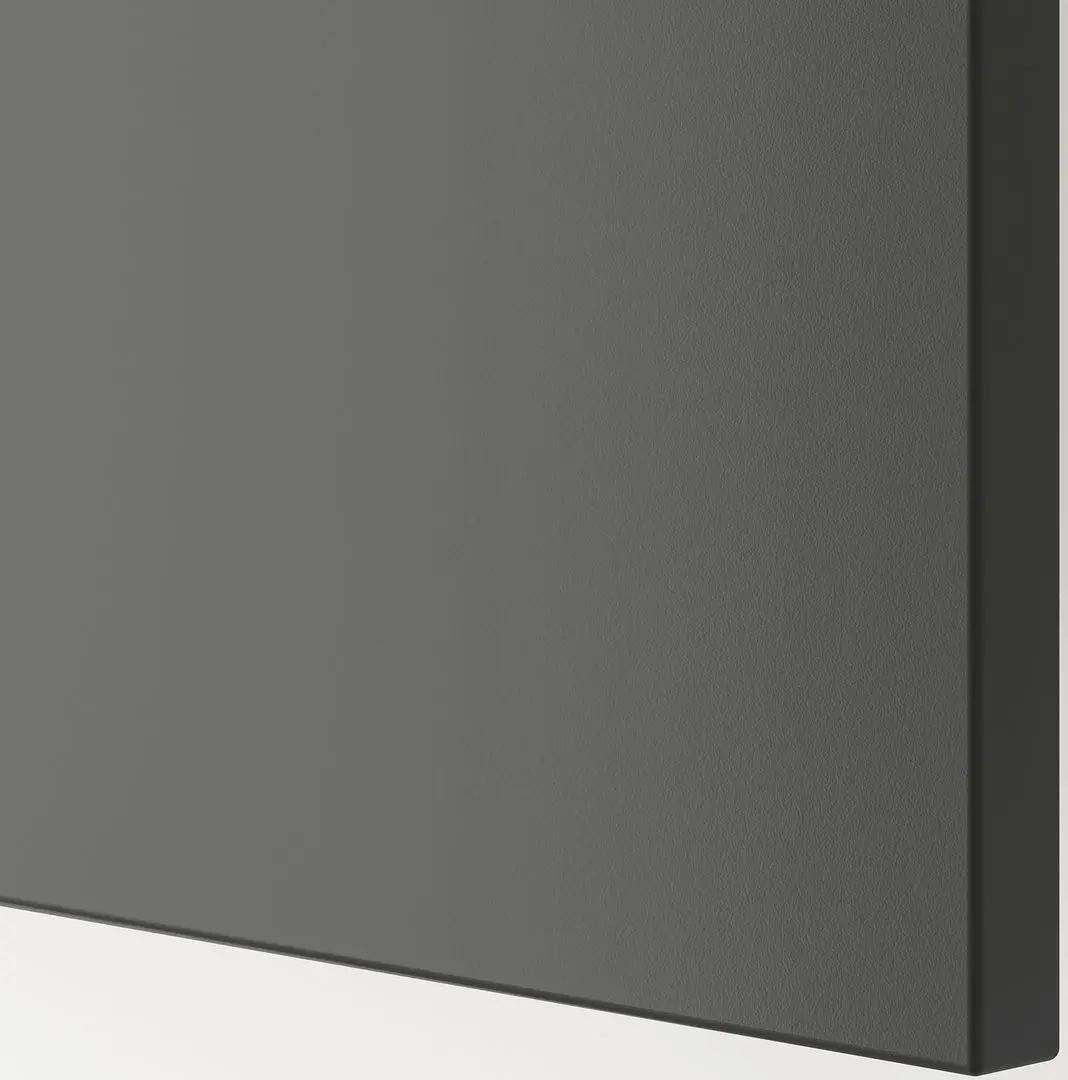 Vitrina Ikea Besta/Lappviken/Sindvik sina sertar cu inchidere lina 60x42x193 (Gri Inchis)