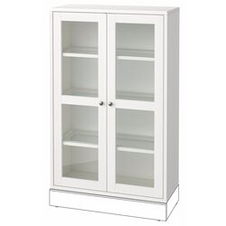 Vitrina Ikea Havsta usi de sticla 81x35x123 (Alb) Thumb