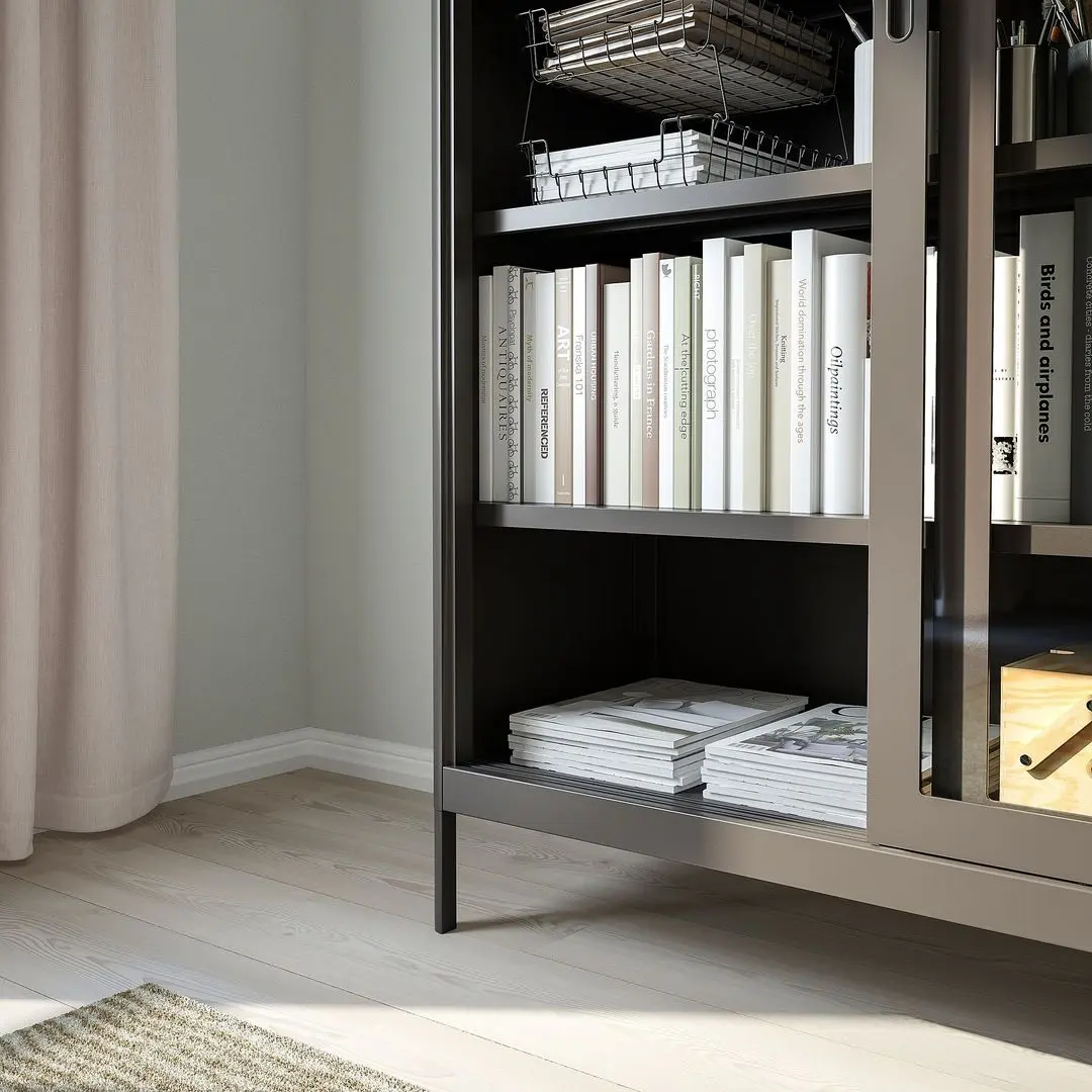 Vitrina Ikea Idasen 120x140 (Gri Inchis)