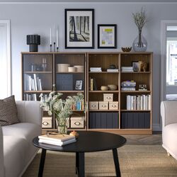 Vitrina Ikea Lanesund 242x37x152 (Gri-Maro) Thumb