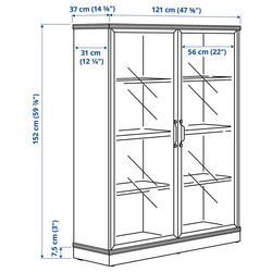 Vitrina Ikea Lanesund 282x47x152 (Gri-Maro) Thumb