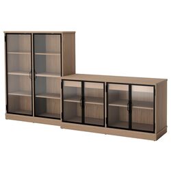 Vitrina Ikea Lanesund 282x47x152 (Gri-Maro) Thumb