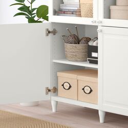 Vitrina-dulap Ikea Besta/Smeviken/Ostvik 120x42x202 (Alb) Thumb