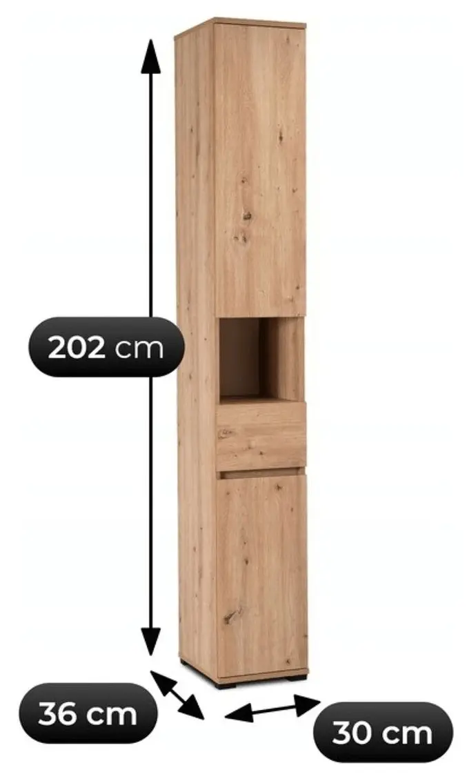 Penal Mebel Elite Prato (Artisan Oak)