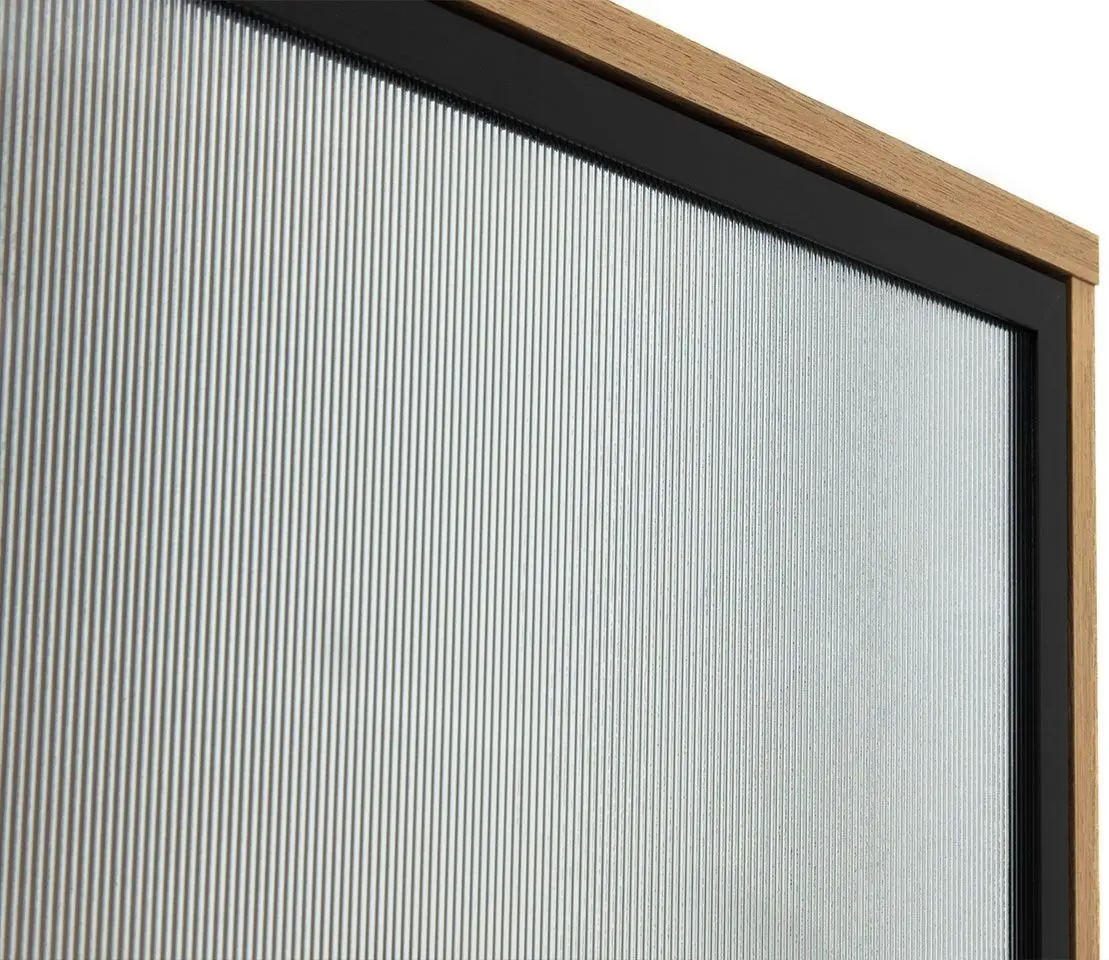 Vitrina Mirjan24 Brulpin/Bartise 1D3SZ (Artisan Oak/Black)