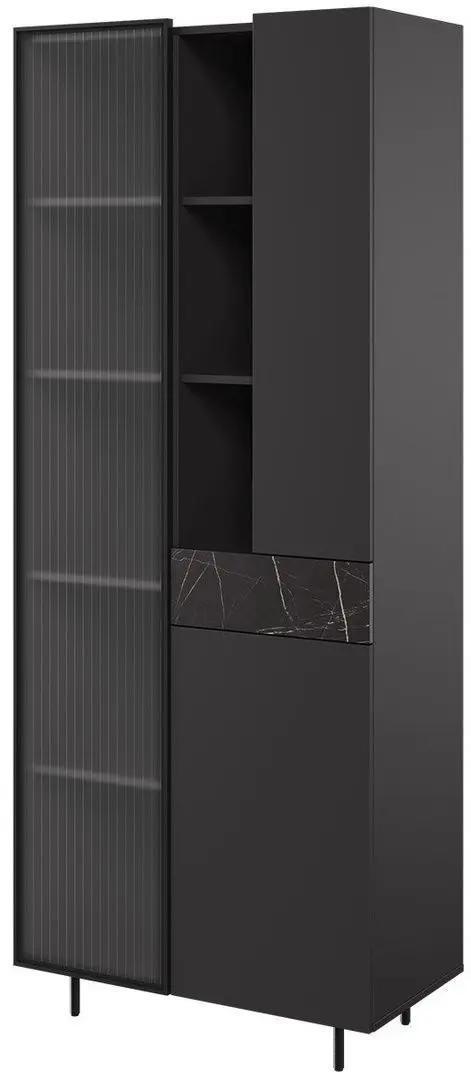 Витрина Mirjan24 Salzo SL02 (Graphite/San Sebastian)