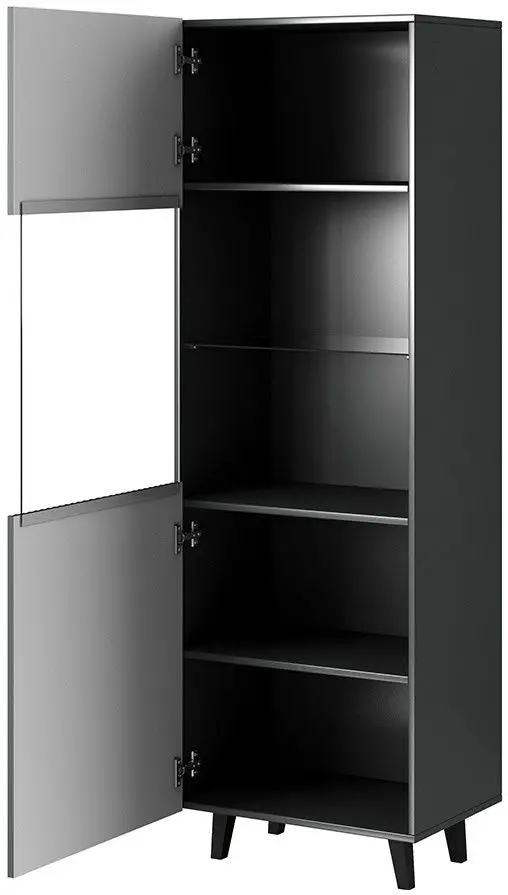Витрина Mirjan24 Tilderi Grey/Vamos (Anthracite)