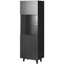 Витрина Mirjan24 Tilderi Grey/Vamos (Anthracite)