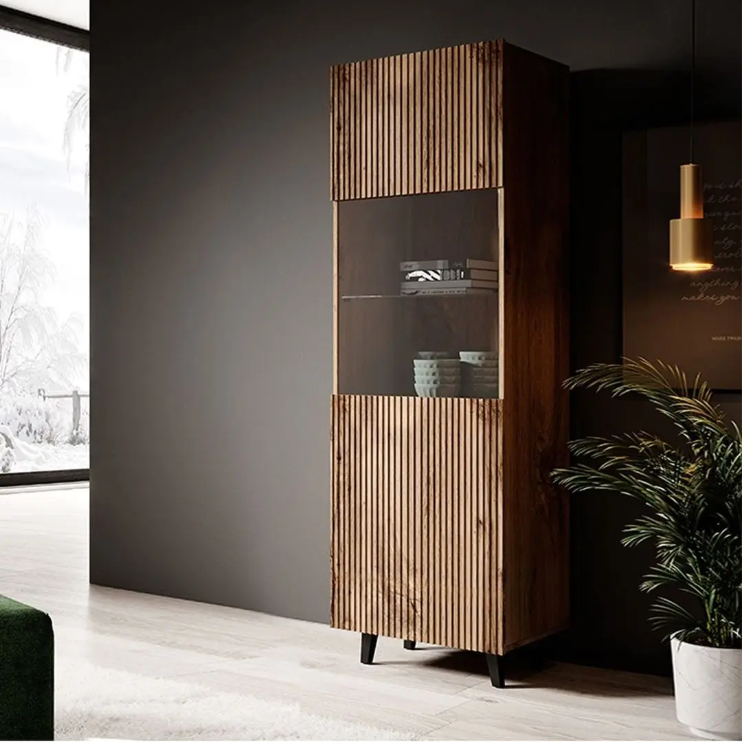 Витрина Mirjan24 Tilderi/Vamos (Wotan Oak) - 3