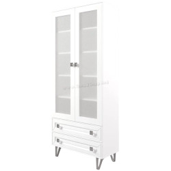 Vitrina МЛ-Мебель Mira №4 90cm (White)