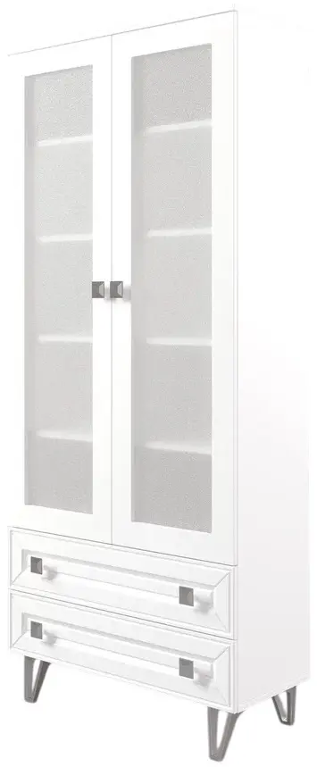 Vitrina МЛ-Мебель Mira №4 90cm (White)