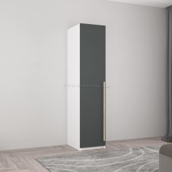 Пенал Mobildor Smart-Home полки 0.45x0.56x2.0 (White/Anthracite)