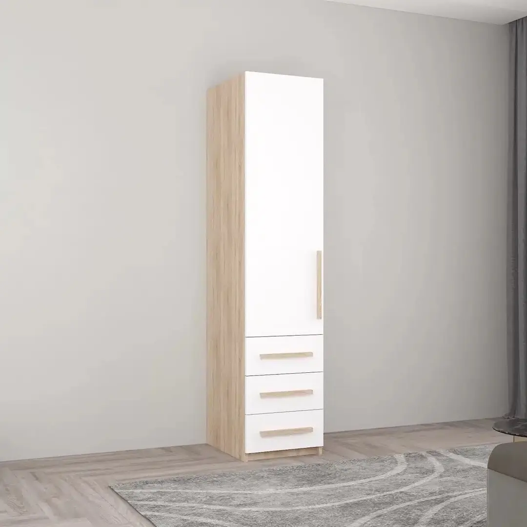 Penal Mobildor Smart-Home polite/sertare 0.50x0.56x2.0 (Sonoma Oak/White)