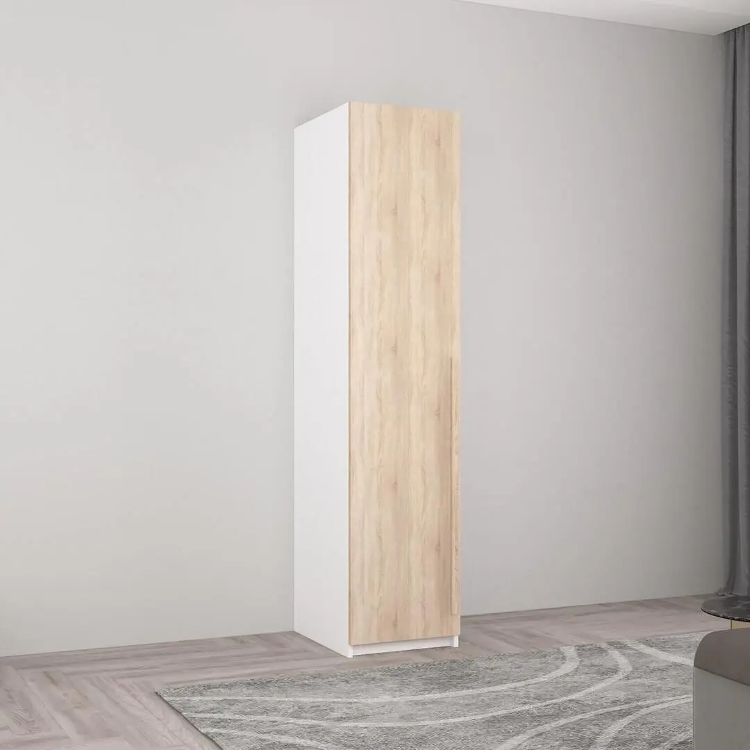 Пенал Mobildor Smart-Home штанга 0.45x0.56x2.0 (White/Sonoma Oak)