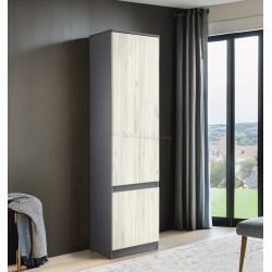 Penal Modern Komfi 50cm (Slate Gray/Craft Oak White)