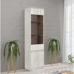 Vitrina Modern Komfi 50cm (Craft Oak White)