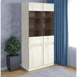 Vitrina Modern Komfi 80cm (Craft Oak White)