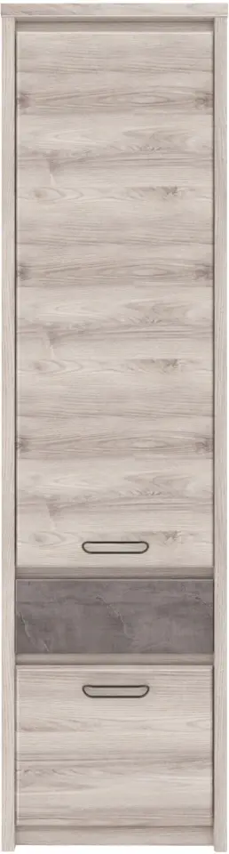 Пенал Tempo Kondela Jesi New 2D1S (Nairobi Chestnut/Onyx)