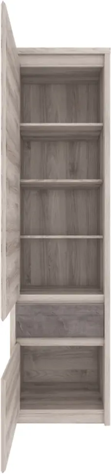 Пенал Tempo Kondela Jesi New 2D1S (Nairobi Chestnut/Onyx)