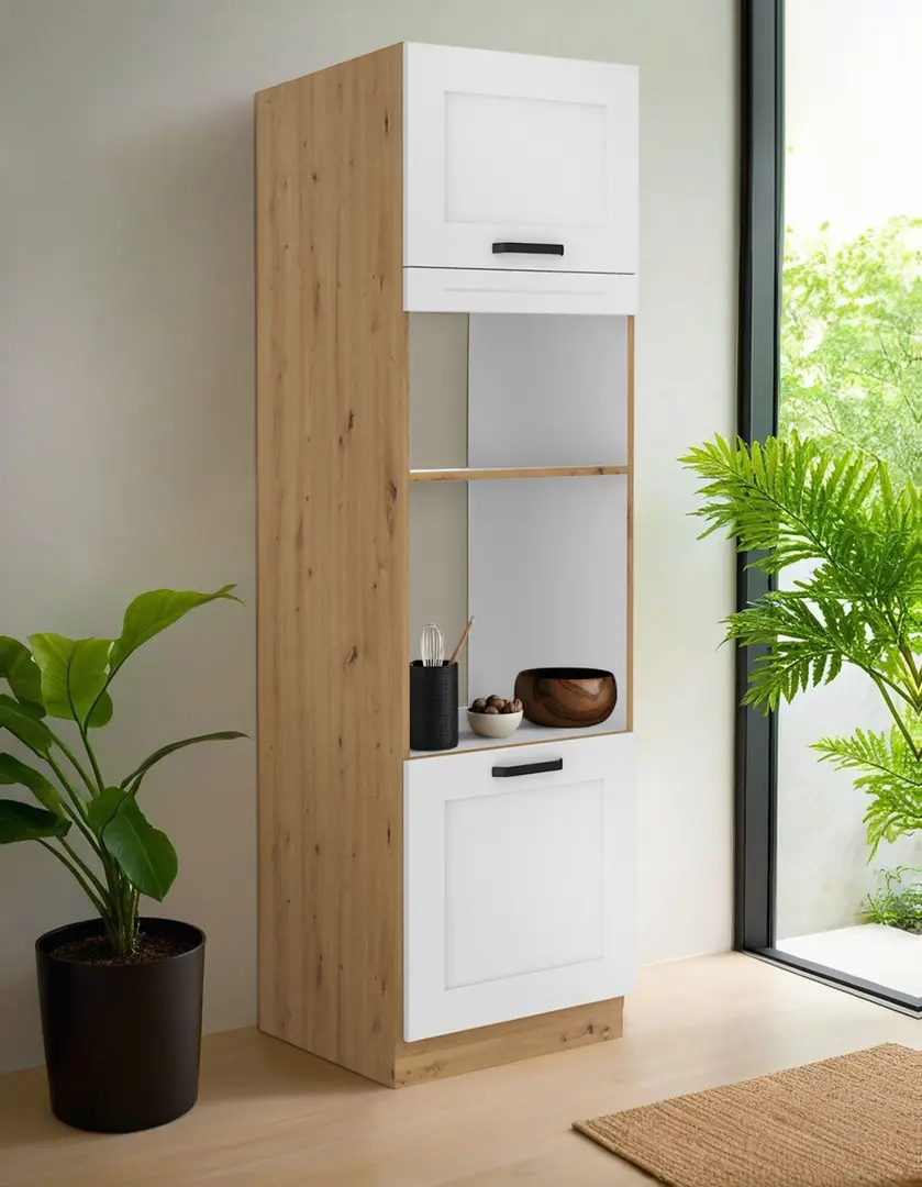 Penal Tempo Kondela Lula 60 DPM-210 2F (White/Artisan Oak)