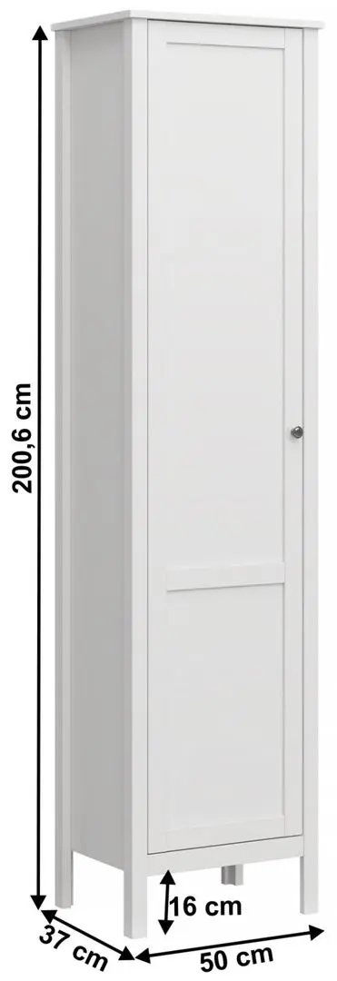 Пенал Tempo Kondela Olje 1D (White)